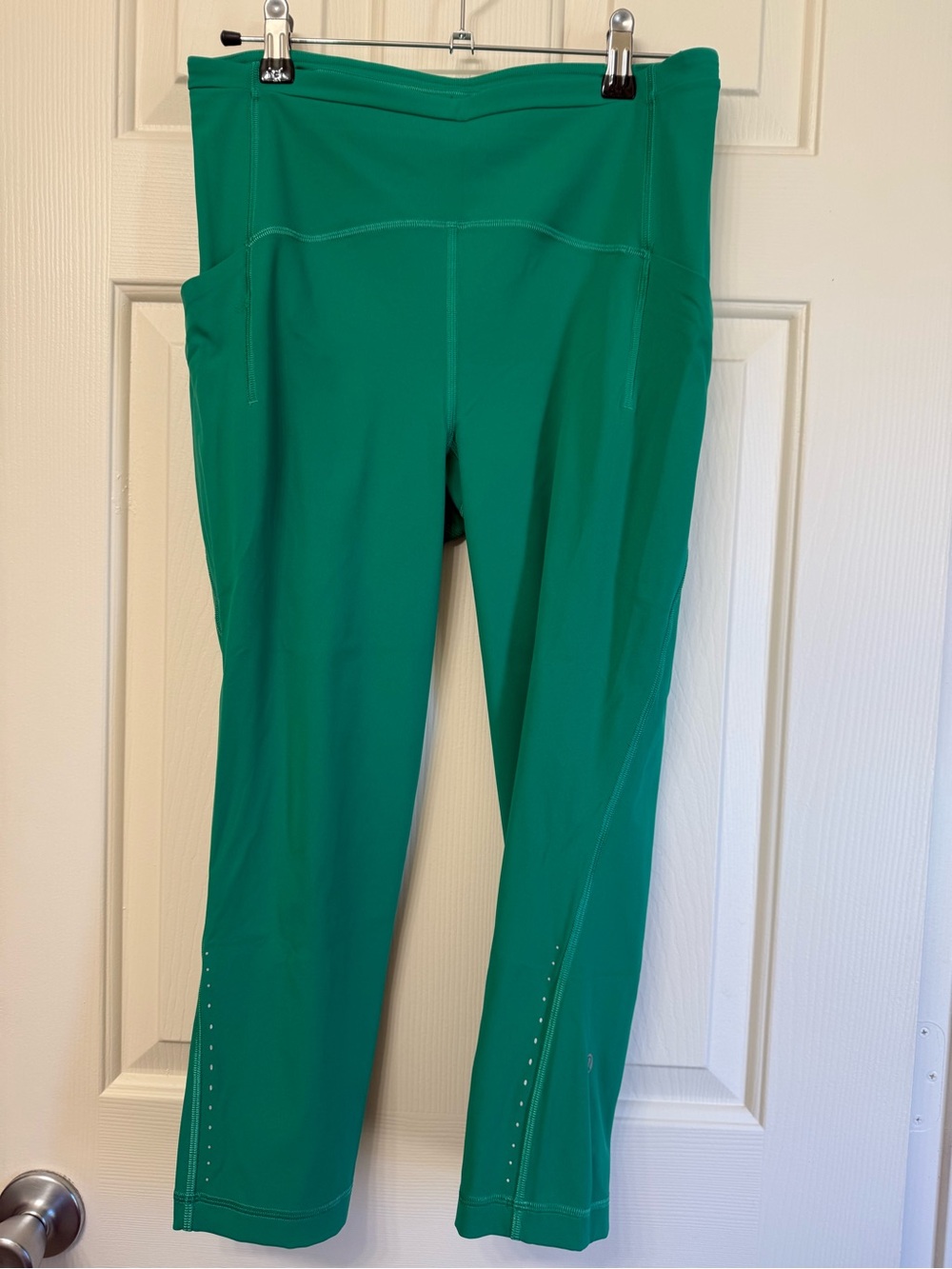 lululemon athletica Emerald Ice (Green) Crop Leggings